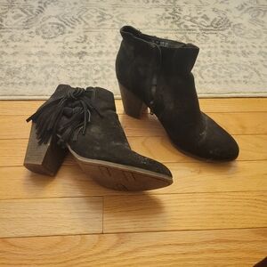 Black Suede Ankle Boots